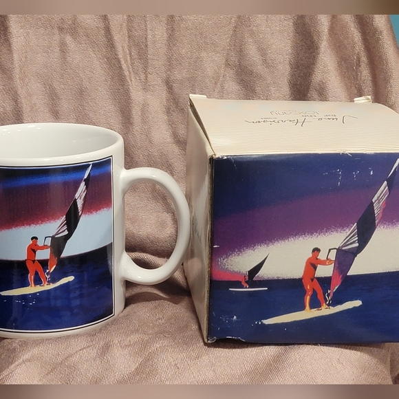 NEW in Box 1984 June Harrison "Catch the wind" Mug Toscany Collection - Picture 2 of 12